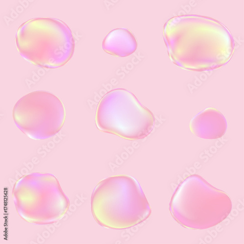 歪んだ形のシャボン玉セット
Distorted soap bubble set