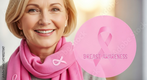 Wallpaper Mural Celebrating Women's Health and Breast Cancer Awareness Month Support Torontodigital.ca