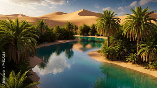 Wallpaper Mural Hidden Desert Oasis Torontodigital.ca