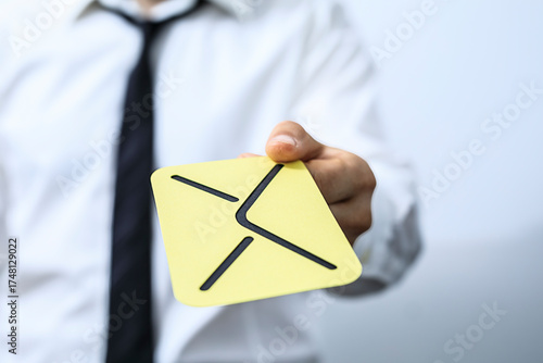 Close-up of a businessman's...