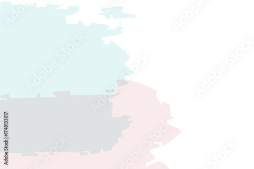 Soft Pastel Light pink and blue pastel watercolor Abstract background Vector 013
