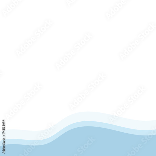 Snow Pile Footer Simple