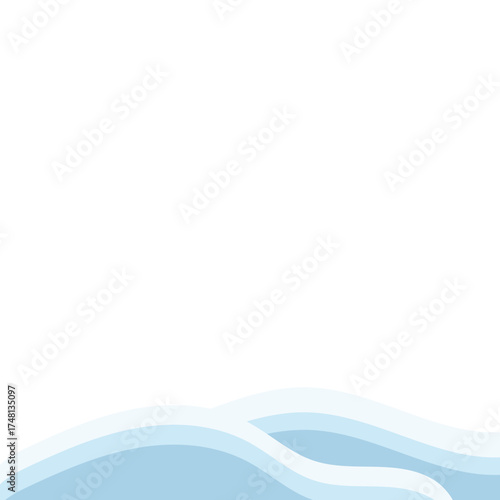 Snow Pile Footer Simple