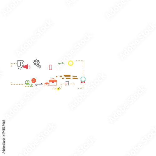 vector illustration of an arrow