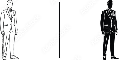 Businessman Icon, Leadership and Professional Vector