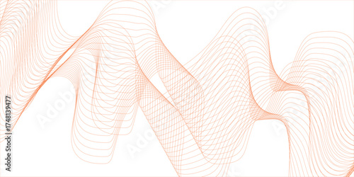 Abstract Minimal Geometric background with triangular bright light with soft shadows as pattern.Beautiful waving line in white background color. Horizontal banner template. Abstract smoke template.