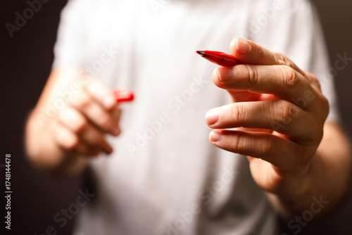 A close-up shot captures a ...