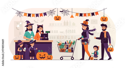 Halloween Shopping Spree Family Fun at the Grocery Store