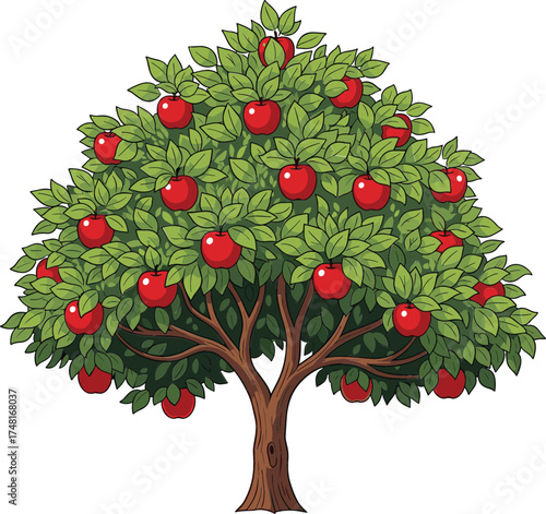 Vibrant Vector Illustration on White Background
