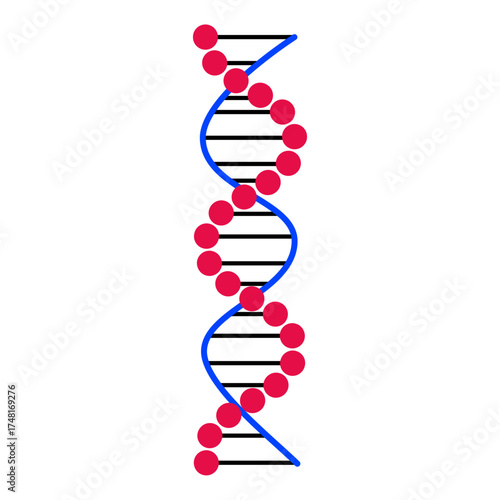 DNA Molecule Strand Graphic