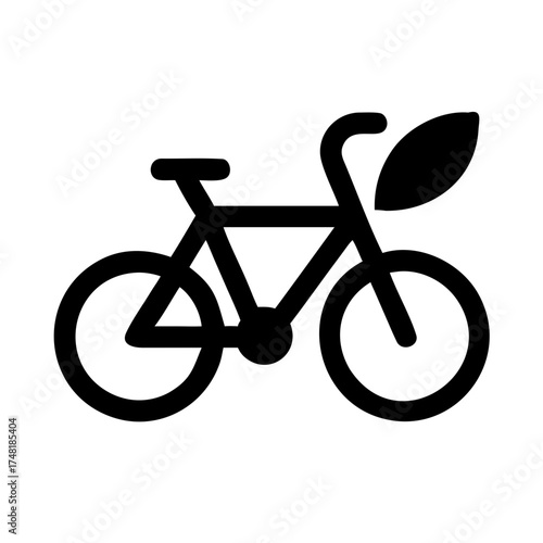 Sustainable bicycle, symbolizing ecofriendly transport