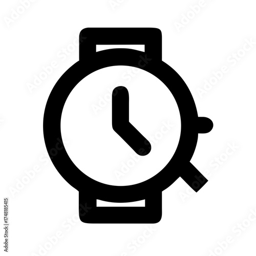 A classic wristwatch, showing the passage of time