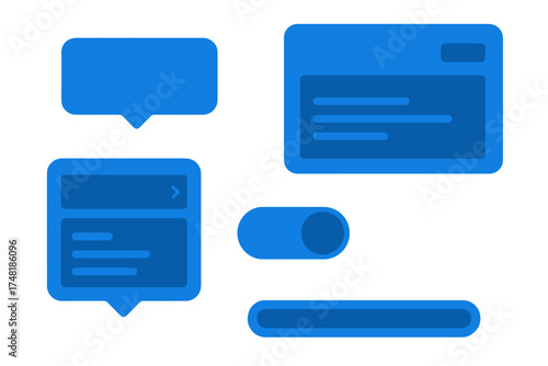 Essential user interface elements for modern web and mobile application development