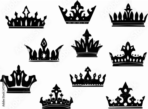 Black Heraldic Crowns Collect...