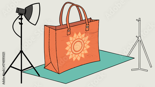 Bag Photography Setup.