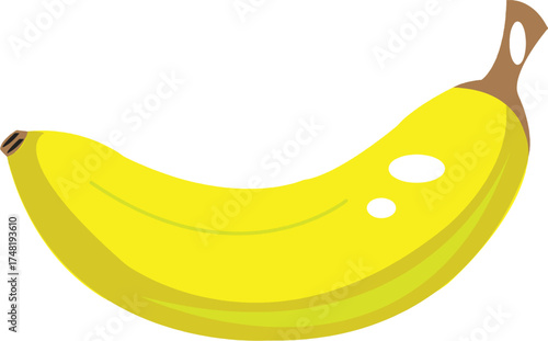 This vector is banana fruit vector.