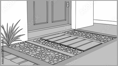 Entranceway Design Illustration.