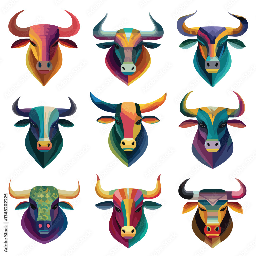 Obraz premium bull vector
