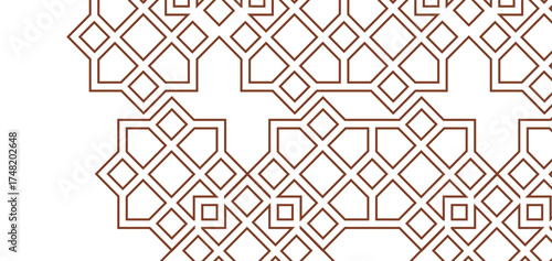 ornament islamic geometric pattern decoration design