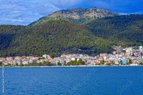 Straße von Korfu, Meerenge zwischen der griechischen Insel Korfu und dem griechischen Festland vor Igoumenitsa