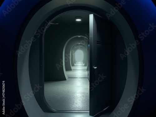 Silent Pod with Open Door