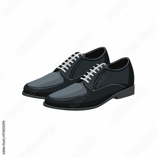 black men's formal shoes