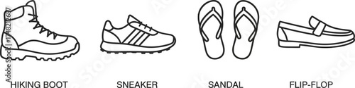 Abstract vector illustration of a tribal tattoo with a fashionable pair of sneakers and an abstract background of grass for sport design and style