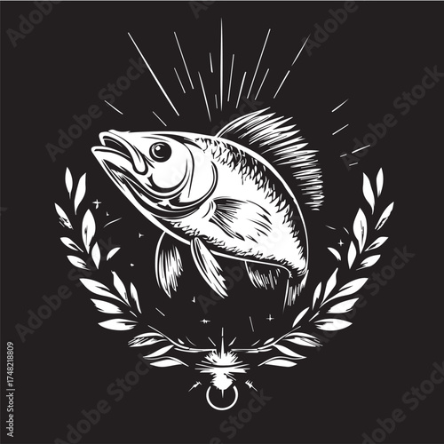 fishing emblem