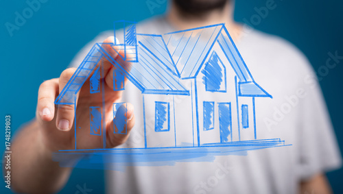 Modern home design, real es...