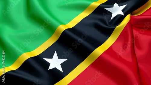 Saint Kitts and Nevis Flag 