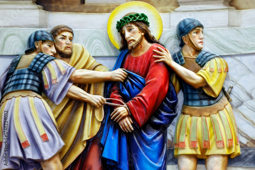 Bild auf Leinwand Way of the cross