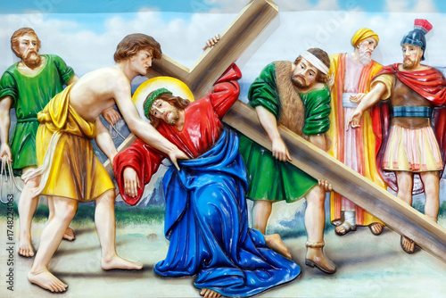 Canvastavla Way of the cross