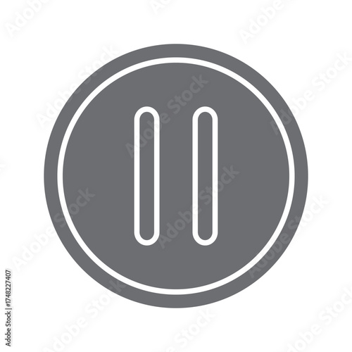 Pause button icon.