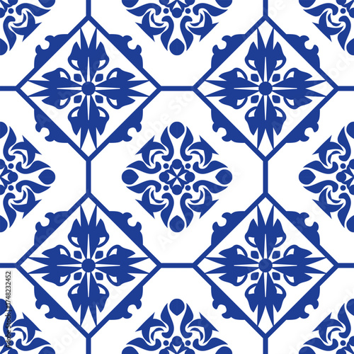 Flower pattern, botanical and natural style. for decoration, fabric, wallpaper, ceramic, tiles. floral design.