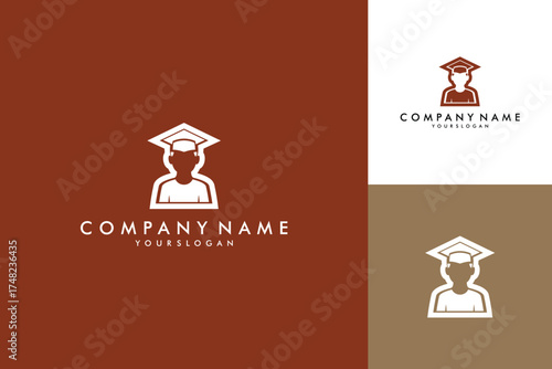 Graduation Logo Design Symbol of Academic Achievement and Educational Success.