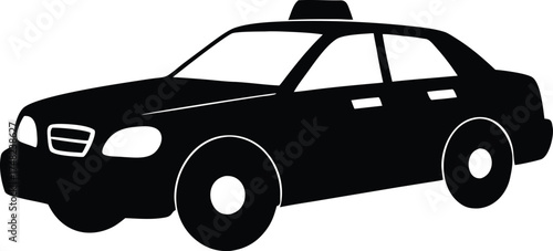  police car illustration, cop vehicle symbol  