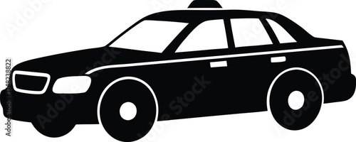  police car vector, law enforcement icon  