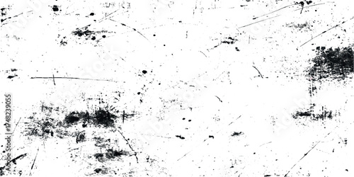 grunge Vector texture grain abstract artistic paint splatter texture overlay background with various abstract old stained grunge and grainy scratches and stains surrounding the whole background.