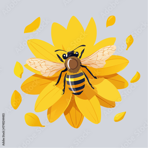 Bienen im Blütenmeer