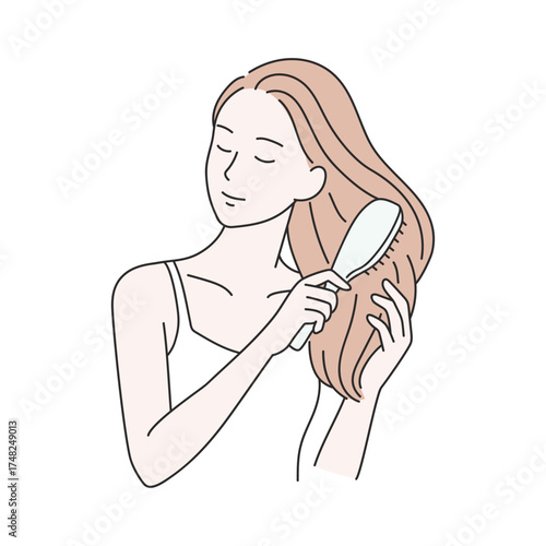 hair care,hairbrush,comb hair,line style icons