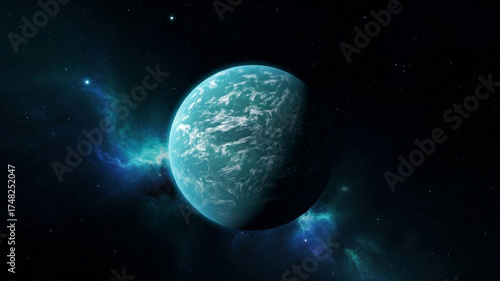 Cinematic View of Planet Kepler-22b