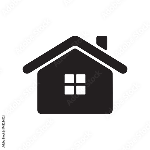 house icon isolated on white. vector illustration EPS 10