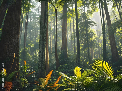 jungle details beautiful wallpaper