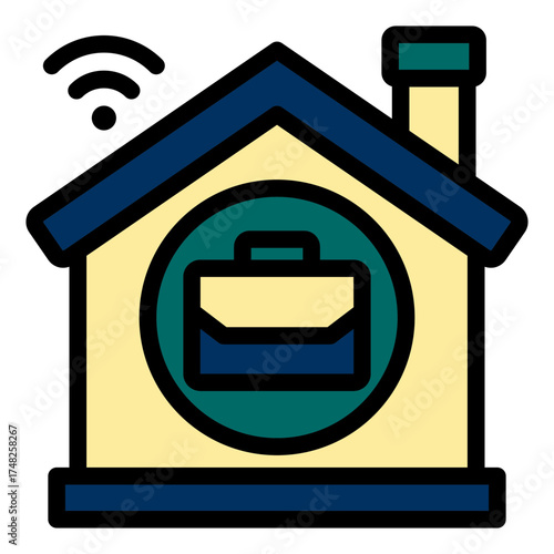 work from home icon