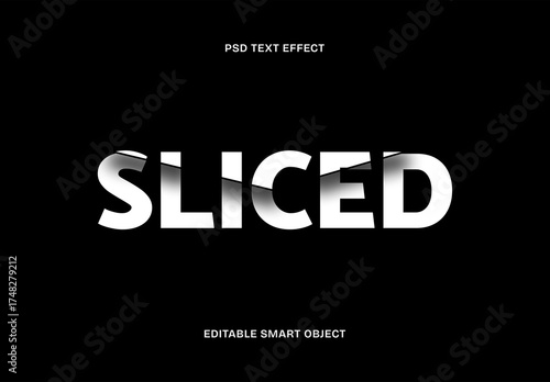 Sliced Text Effect