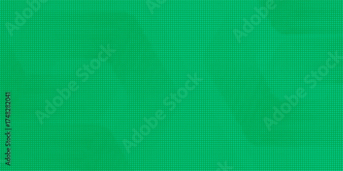 Composition of network of rows of green dots and copy space on black background. Global digital interface, computing and data processing concept digitally generated image.