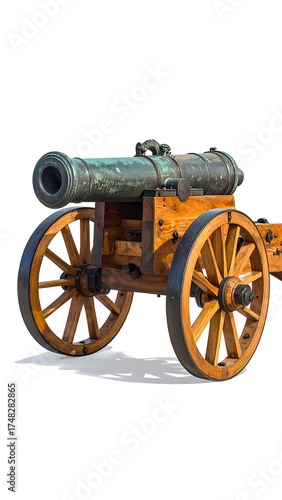 Wallpaper Mural Antique cannon on wooden carriage (3) Torontodigital.ca