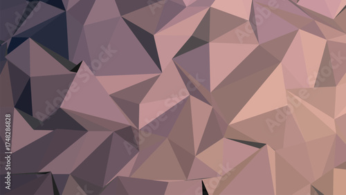 Abstract geometric low poly design with vibrant color gradients and sharp edges