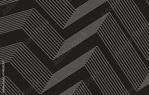 black and white abstract zigzag pattern background