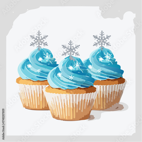 Winter Wonderland Cupcakes